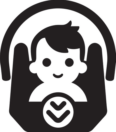 Setting Sail into Parenthood Your Baby on Boardのイラスト素材