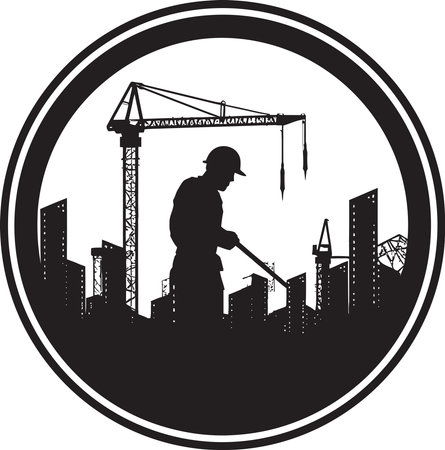 The Power of Cranes in Modern Constructionのイラスト素材