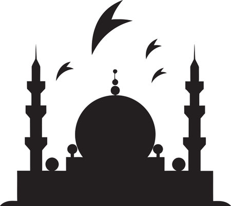 The Beauty of Eid Nightsのイラスト素材