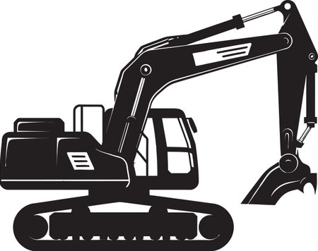 Excavators in Agriculture  Modernizing Farming Practicesのイラスト素材