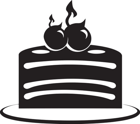 Visual Delights Cake Vector Masterpieces Layers of Art Cake Vector Illustrationsのイラスト素材