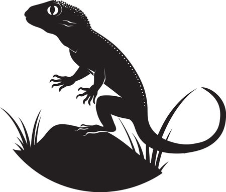 The Connection Between Lizards and Indigenous Art Lizards in Film A Cinematic Journeyのイラスト素材