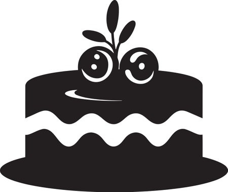 Cake Vector Dreams Taste the Visual Delight Sweet Slices of Art Cake Vector Graphicsのイラスト素材