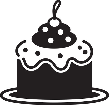 Designing Desserts with Love and Pixels Cake Vectors Cake Vector Dreams Where Creativity Flourishesのイラスト素材