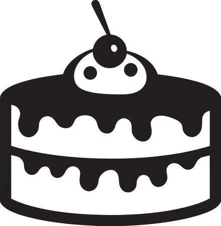 Crafting with Cake Elevating Vector Design to Creative Heights Cake Vector Inspirations Sweet Dreams of Visual Expressionのイラスト素材