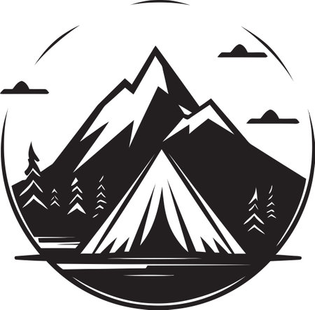 Camping in Rainy Weather Tips for a Dry Trip The Ultimate Guide to RV Campingのイラスト素材