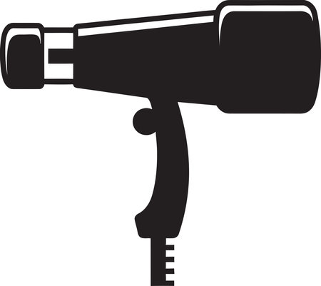 Hair Dryer with Personality Expressive and Memorable Hair Styling Device Illustration The Art of Glamourのイラスト素材