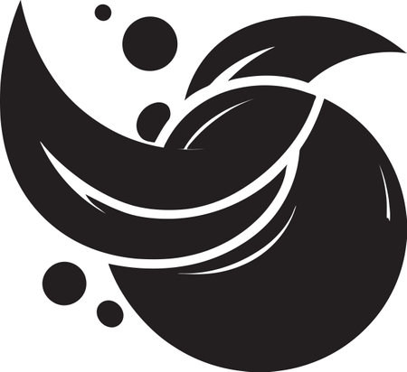 The Elegance of Minimalism in Orange Vector Art Orange Vector Art and the Art of Simplicityのイラスト素材