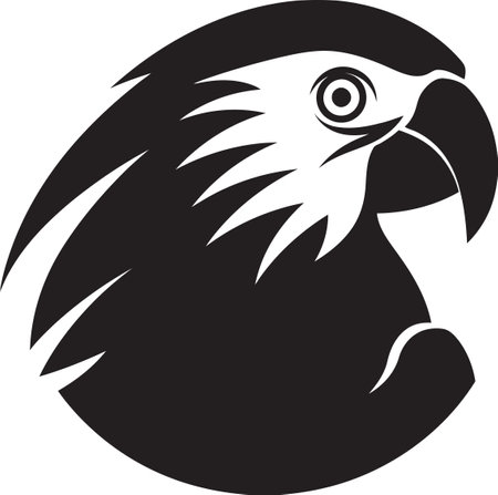 Vector Parrot Tattoos Wear the Beauty of the Tropics Parrot Vector Illustration as Therapy A Creative Outletのイラスト素材