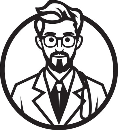 Designing Heroes Physician Vector Illustration Techniques Doctor Vector Realism in Physician Illustrationsのイラスト素材