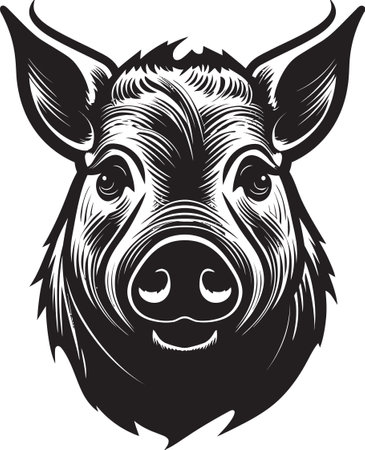Vector Pigs That Wow Artistic Inspiration Awaits Piglet Power Vector Illustrations for the Young at Heartのイラスト素材
