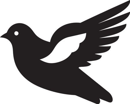 Avian Serenity Pigeon Vector Illustrations to Soothe Your Soul Pigeon Dreams in Vectors A Global Showcase of Peaceful Artのイラスト素材