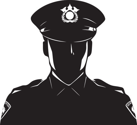 Justice Illustrated Police Officer Vector Artistry Guardians of the Peace Police Officer Vector Art