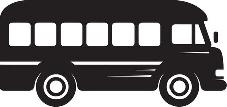 Transit Symphony in Vectors Expressive Bus Vector Art Harmonizing Urban Scenesのイラスト素材