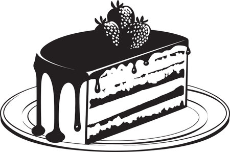 Graphite Delicacies Vector Cake CompilationEthereal Noir Showcase Black Cake Showcase