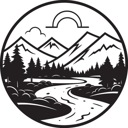 Nightshade Gardenia Blooms Black Vector FlowersCharcoal Hellebore Patterns Floral Vectors in Blackのイラスト素材