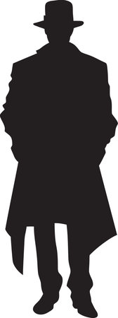 Capturing Essence Black Vector Man ArtistryArtistic Monochrome Man Vector Black Illustrationsのイラスト素材