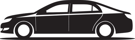 Vectorized City Taxi SceneContemporary Taxi Service Vectorのイラスト素材