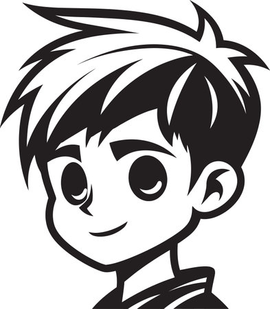 Boys and Emotional Well-being Nurturing Happinessのイラスト素材