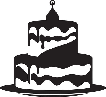 Whipped Cream Dreams Cake Vector Artistryのイラスト素材