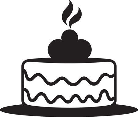 Vectorized Sweet Sensations Cake Artistry Unleashedのイラスト素材