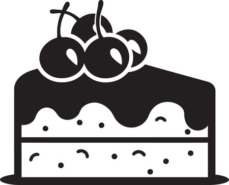 Artistic Cake Layers Vectorized Displayのイラスト素材