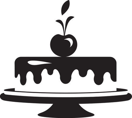 Cake Vector Chronicles Graphic Dessert Showcaseのイラスト素材