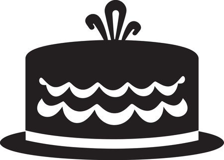 Vectorized Confectionery Chronicles Cake Artistryのイラスト素材