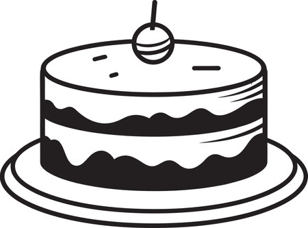 Cake Vector Odyssey Digital Delightful Creations