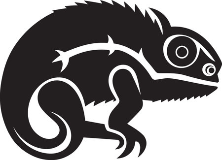 Chameleons Vectorized Chromatic Odysseyのイラスト素材