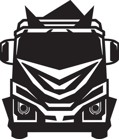 Professional Trucking Vector Designのイラスト素材