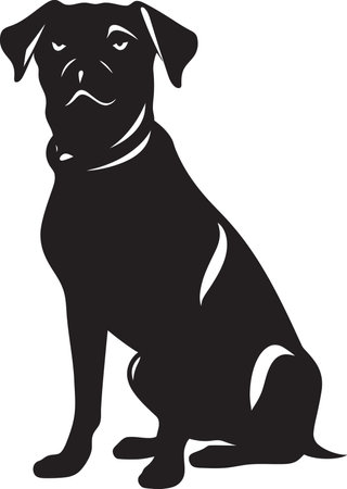 Artistic Canine Strokes Dog Vector Seriesのイラスト素材
