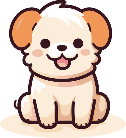 Artistic Renditions Doggy Vector Set Pawsitely Adorable Doggy Illustrationsのイラスト素材