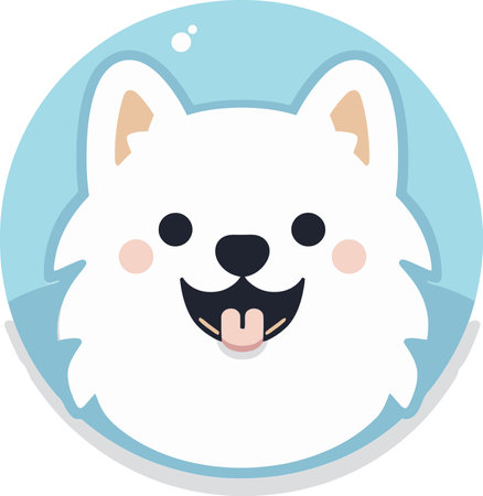 Artistic Renditions Dog Vector Illustrations Vectorized Furry Family Dog Art Compilationのイラスト素材