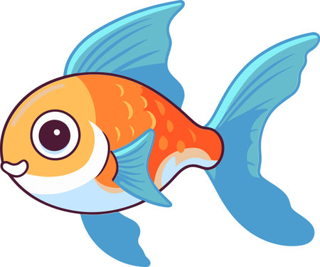 Aquatic Abstracts Captating Fish Vector Artistry Fins in Focus Detailed Fish Vector Illustrationsのイラスト素材