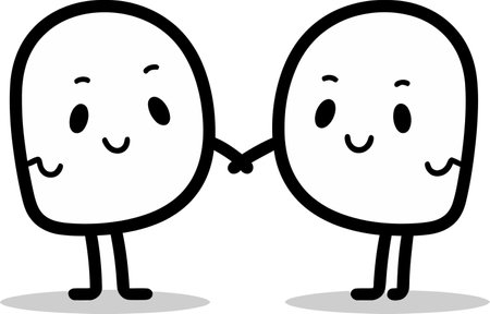 Sealed Agreement GesturePartnership Commitment Vectorのイラスト素材