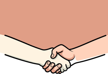 Corporate Trustworthy EmbraceUnified Partnership Graphicのイラスト素材