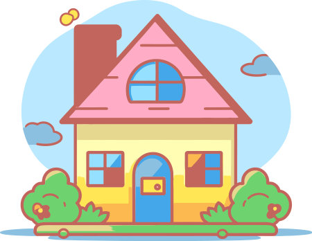Vectorized House FoundationsHousehold Cleaning Vectorsのイラスト素材