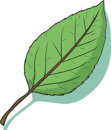 Artistic Botany Abstract Leaf Vector ArtistryEco Friendly Flora Sustainable Leaf Vector Patternsのイラスト素材