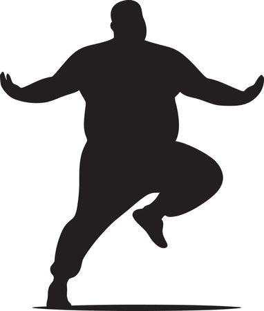 The Big Workout Fitness Routines for Overweight Menのイラスト素材