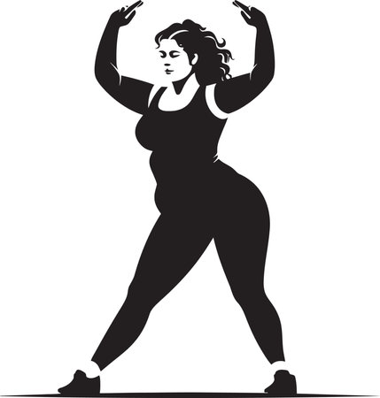 From Fat to Fantastic Overweight Men Living Their Best Lives Through Fitnessのイラスト素材