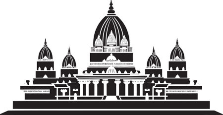 Timeless Treasures Indian Temples Through the Agesのイラスト素材