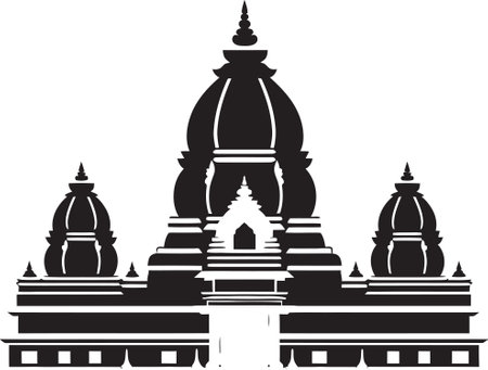 Temples of Faith A Visual Journey Through Indias Spiritual Landscapeのイラスト素材