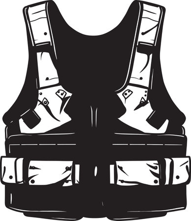 Marine Combat Vests Gear for Every Missionのイラスト素材