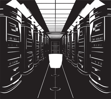 The Role of Machine Learning in Predictive Maintenance for Server Room Equipmentのイラスト素材