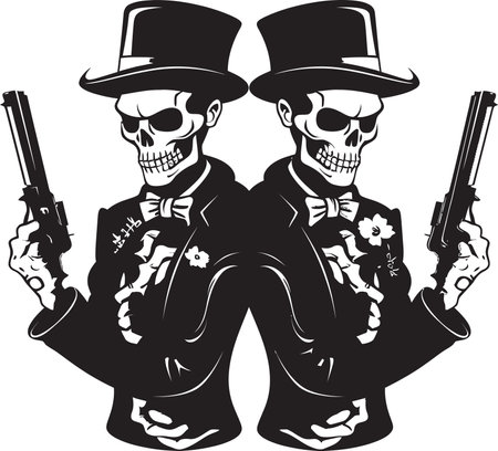 Skeletal Sniper The Grim Gunslingers Sniperのイラスト素材