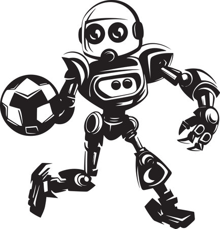 RoboRevolution Humanoid Robots Transform Soccer Strategyのイラスト素材