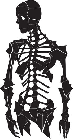 Skeletons in the Closet A Deep Dive into the Full Bodys Structural Frameworkのイラスト素材