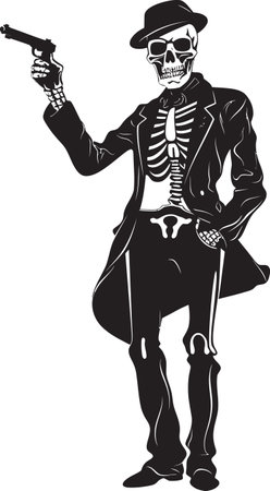 The Skeletal Sniper Sentry of the Spectral Serenityのイラスト素材