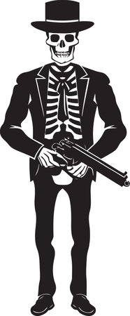 Guns of the Grim Instruments of Deaths Orchestraのイラスト素材